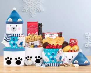 Polar Bear Gift Tower Polar Bear Gift Tower