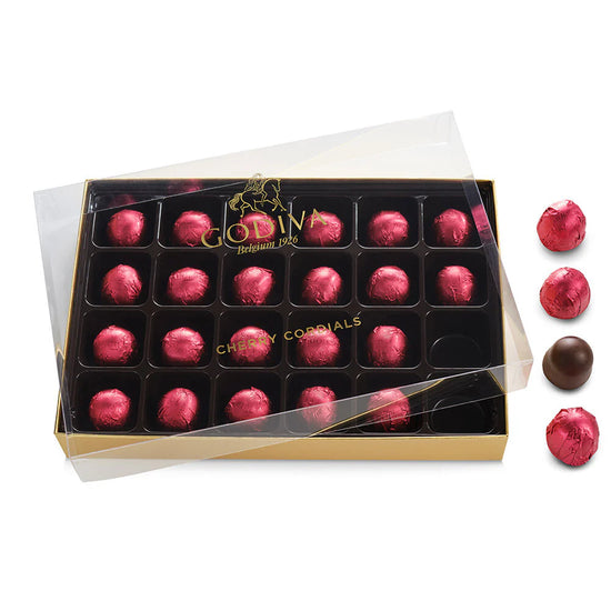 Godiva Cherry Cordial Box (24) Godiva Cherry Cordial Box (24)