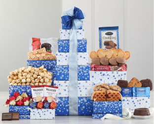 Sweet snack gift tower
