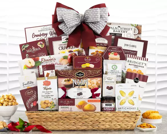 Gourmet gift basket