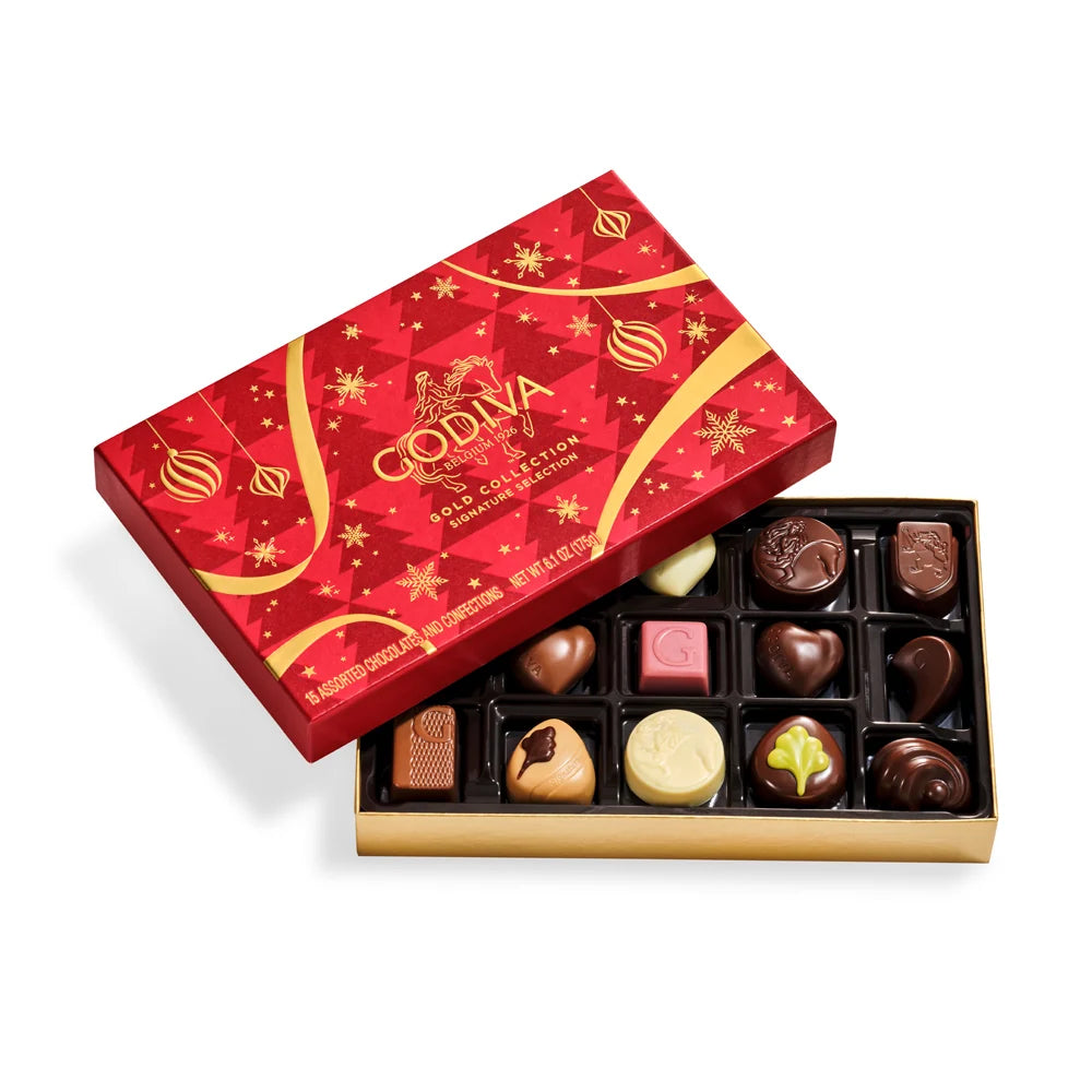 Godiva Assorted Holiday Edition 15PC