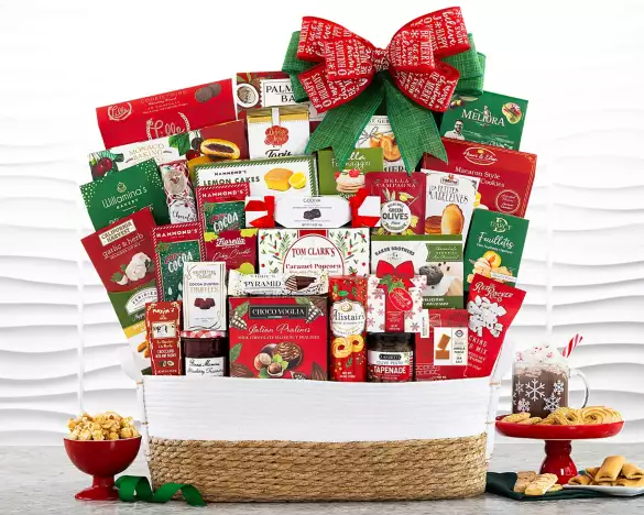 Holiday gift basket