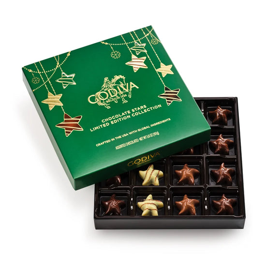 Godiva Holiday Stars Gift Box 15PC