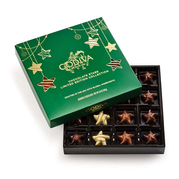 Godiva Holiday Stars Gift Box 15PC