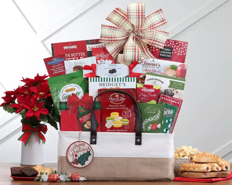 Holiday Tote with treats