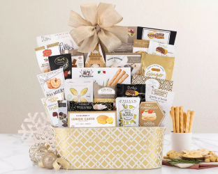 Thank you gift basket with gourmet foods