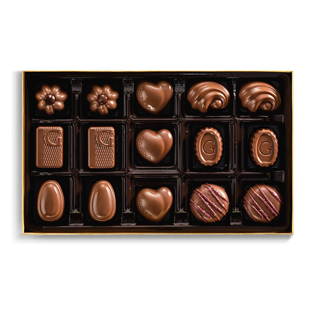 Godiva Assorted Milk Chocolate Gift Box 15PC