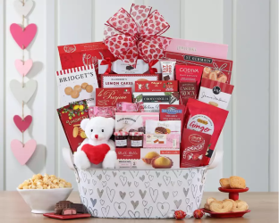 Valentines Day gift basket