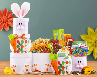 Easter candy tower
