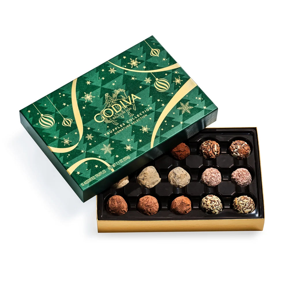 Godiva Signature Truffles 15PC Holiday Edition